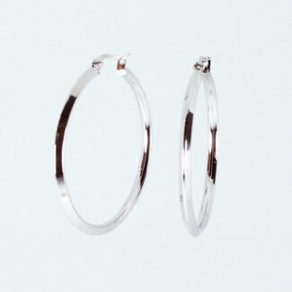 ARGOLLAS BLANCAS DE ACERO LLANAS