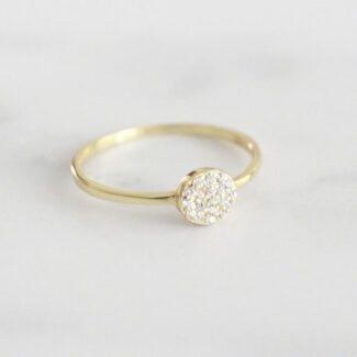 ANILLO DE PLATA RUEDA DE CIRCONES