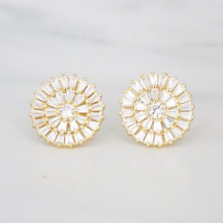 ARETES CIRCULO BAGUETTES