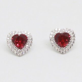 ARETES CORAZÓN REINA