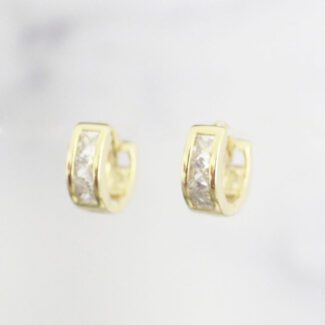 ARGOLLAS DE PLATA CON CIRCONES