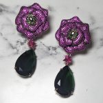 ARETES FLORES BEGONIA