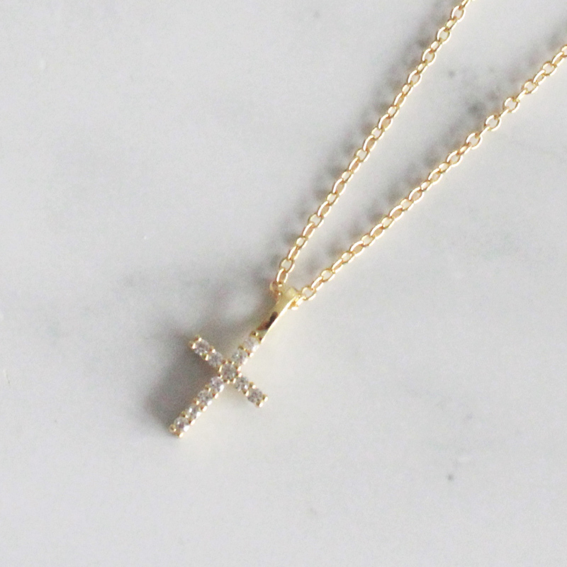 CADENA CRUZ MARIA MINI