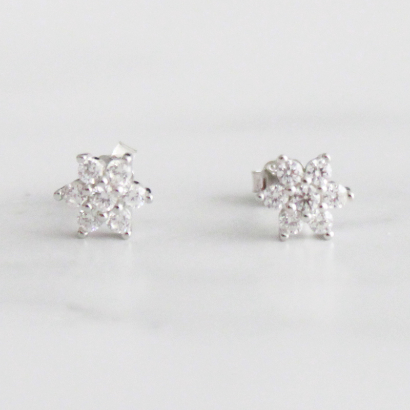 ARETES FLOR MAGNOLIA