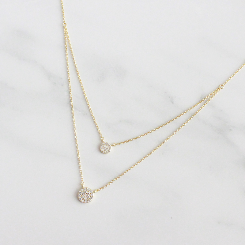 CADENA CIRCULO DOBLE SHINE