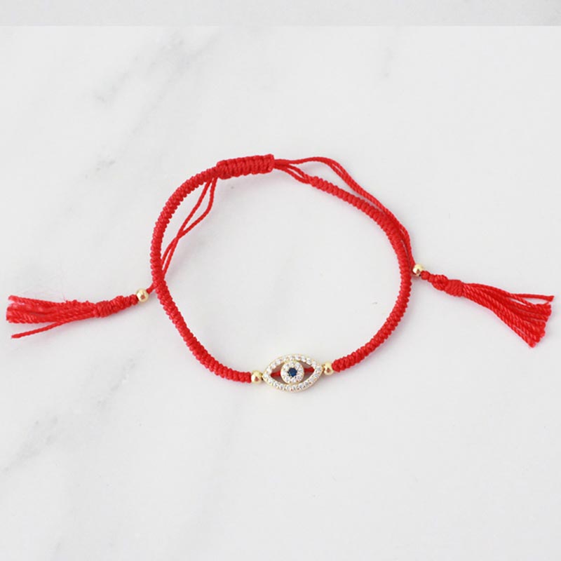 PULSERA AJUSTABLE HILO ROJO XANAT