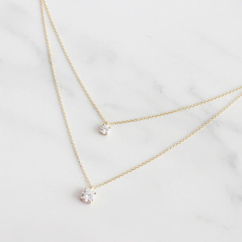 CADENA SOLITARIO DOBLE