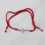 PULSERA HILO ROJO CRUZ