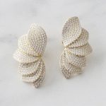 ARETES GLAM FLOR SALVIA