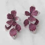ARETES GLAM FLOR ORQUIDEAS ELEGANCE